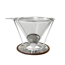 Портативный Нержавеющая сталь кофе эспрессо кофейник с воронкой Pour Кофе капсула nescafe многоразовые капсулы капсула