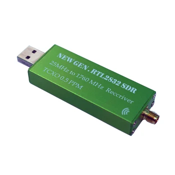 

25MHZ ~1760MHZ RTL-SDR Receiver With 0.5PPM TCXO RTL2382U SDR Radio Receiver Support AM NFM FM DSB LSB CW Without Antenna