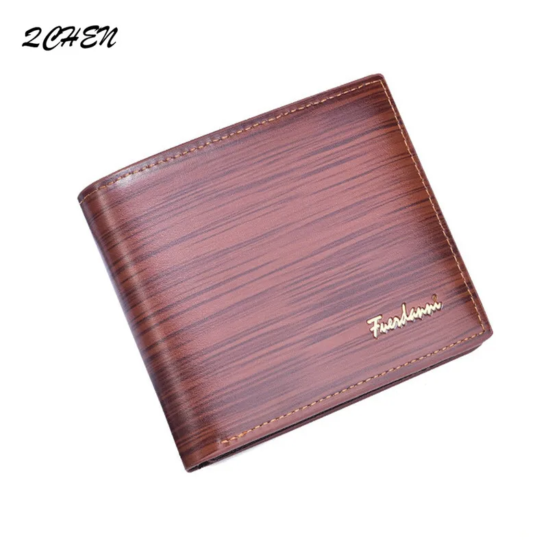 Vintage Men Leather Brand Luxury Wallet Short Slim Male Purses Money Clip Credit Card Dollar Price Portomonee Carteria 032