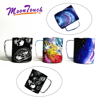 

Cappuccino Art Pitcher Jug Milk Frothers Stainless Steel Frothing Pitcher Pull Flower Cup Starry Milky Espresso Mug Coffee Tools