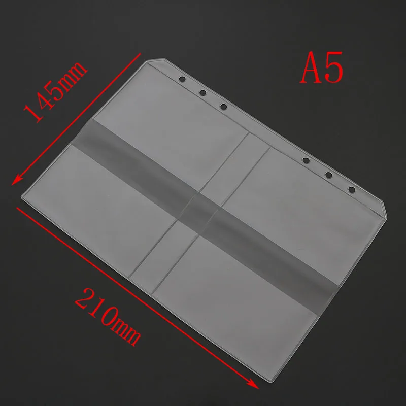 A5 name card bag Фигурки жениха и невесты; A5/A6 ПВХ связующего Папка Держатель молнии низкий профиль Стиль спираль план сумка папка для банковских карт - Цвет: A5 name card bag