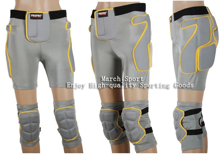 Padded Shorts Kneepad Protection Kit 1 Set For Skiing Snowboard Roller
