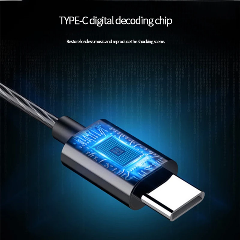 Наушники типа C с динамическим приводом HiFi USB-C наушники-вкладыши бас металлическая Спортивная игровая гарнитура с микрофоном для samsung Xiaomi huawei Letv