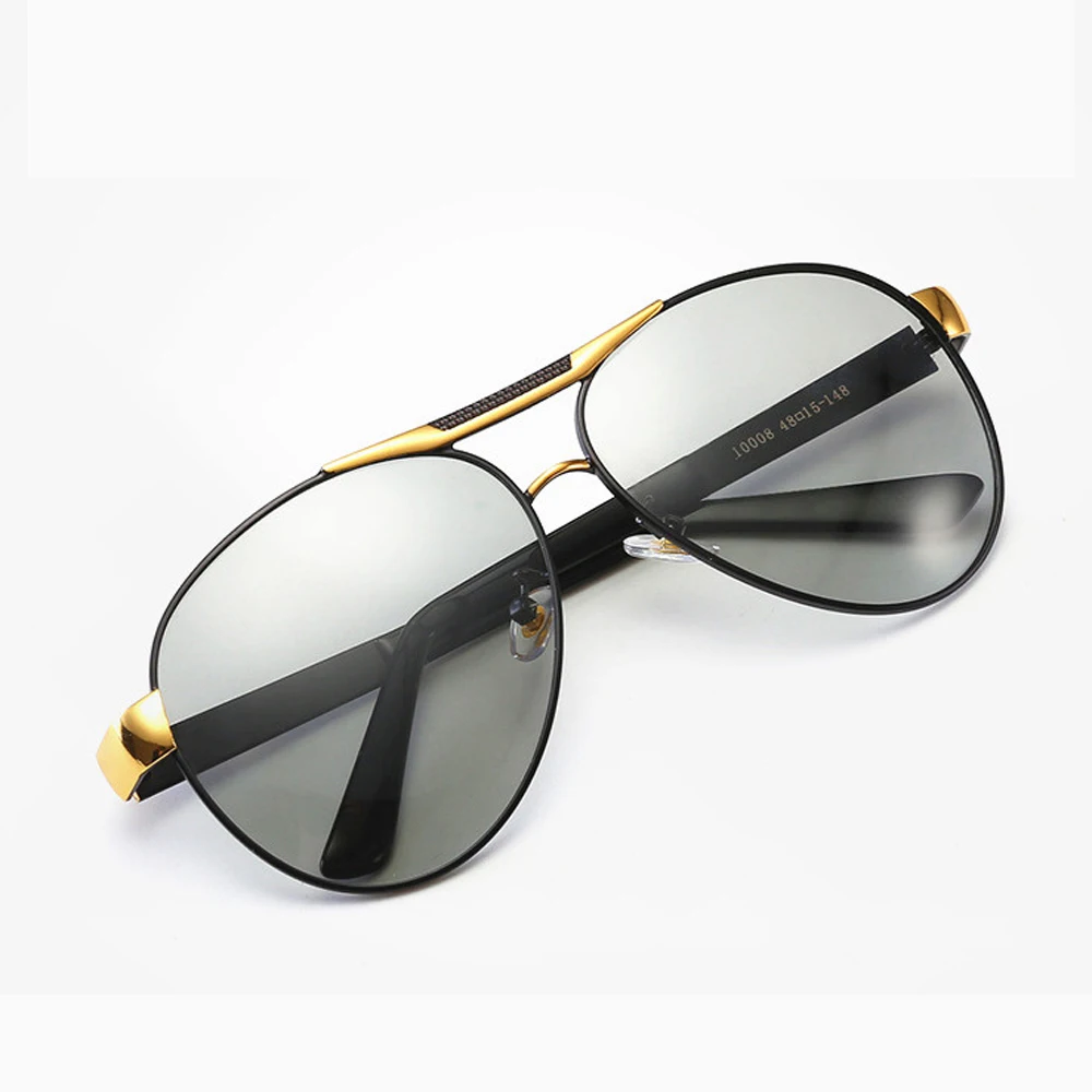 

2019 Photochromic Sunglasses Men Polarized Chameleon Eyewear Change Color Sun Glasses Day Night Vision Driving Glasses PL1053