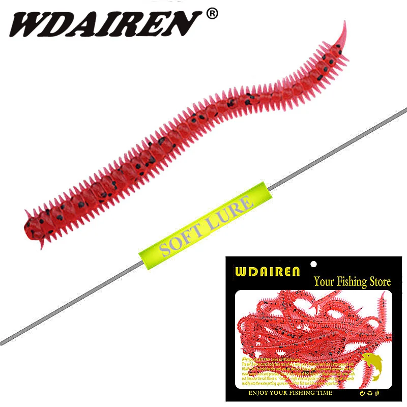 

20pcs/lot soft Worm Fishing Lure 10cm 1.1g silicone bait iscas artificiais soft baits carp fishing Lure pesca Tackle WD-348