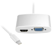 Mllse USB-C USB 3.1 Тип C к HDMI 4 К 30 Гц и VGA 1080 P адаптер для мониторы HDTV cb0570