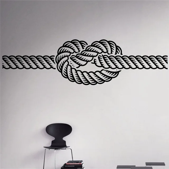 Marine Knot Wall Vinyl Decal Sea Nautical Sticker Home Art Decor Ideas Interior Removable Kids Room Design | Дом и сад