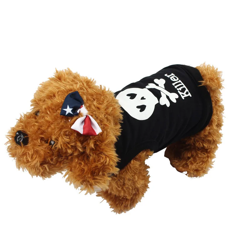 

Summer Cotton Dog Vest Summer Pet Puppy Dog Cat Clothes Shirt Dog Hoodies Tshirts Costumes Clothing Vests XS-L