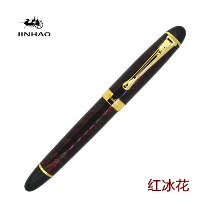 Jinhao X450 классика толстый корпус 1,0 мм изгиб перо каллиграфическая ручка высокого качества металлическая авторучка Роскошные чернила подарочные ручки для письма - Цвет: 07