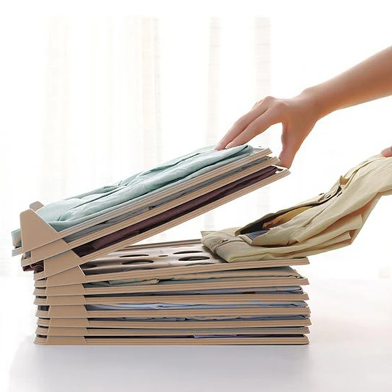 

1PC 32 x 26 x 5.5 cm Adult Size Clothes Folding Board Save Time Multifunctional Fast Speed T-Shirt Clothes Fold Organizer Tools