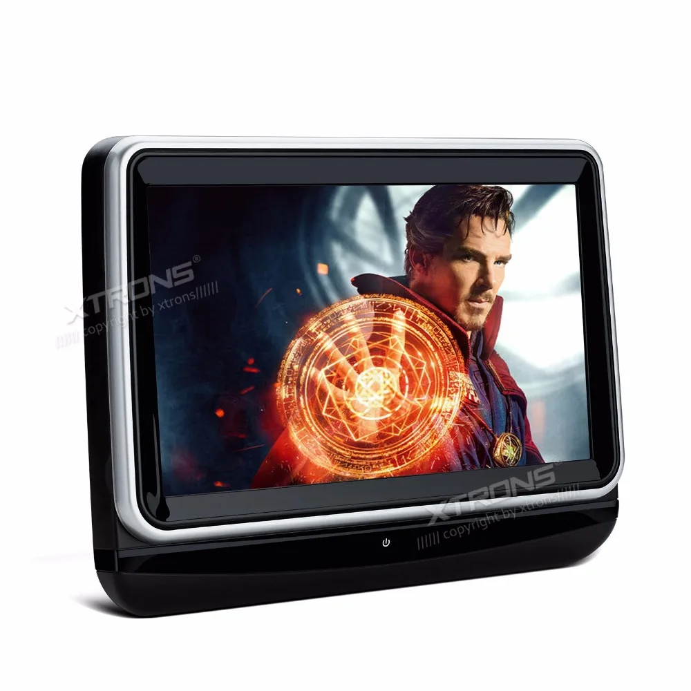 Discount 10.1" Touch Screen Headrest Car DVD Car Headrest DVD Car Headrest Monitor DVD with 1024*600 Resolution & Front Flip Into Disc 2