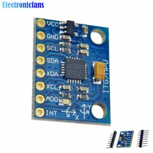 1Set IIC I2C GY-521 MPU-6050 MPU6050 3 Achse Analog Gyroskop Sensoren + 3 Achsen Beschleunigungssensor-modul Für Arduino Mit pins 3-5V DC(China)