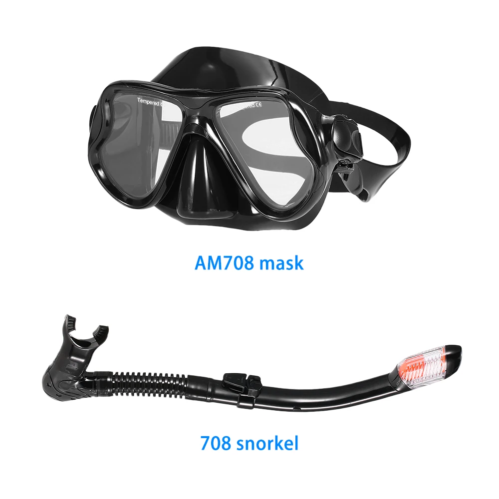 Мужская и женская маска для дайвинга, маска для подводного плавания, анти-туман, очки для подводного плавания, трубка, набор, маска для плавания, очки для дайвинга