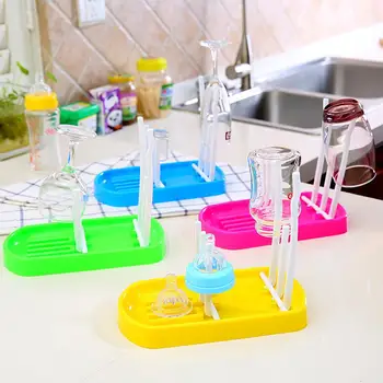 

Baby Feeding Glass Bottle Drying Rack Cleaning Dryer Drainer Storage Holder for baby care