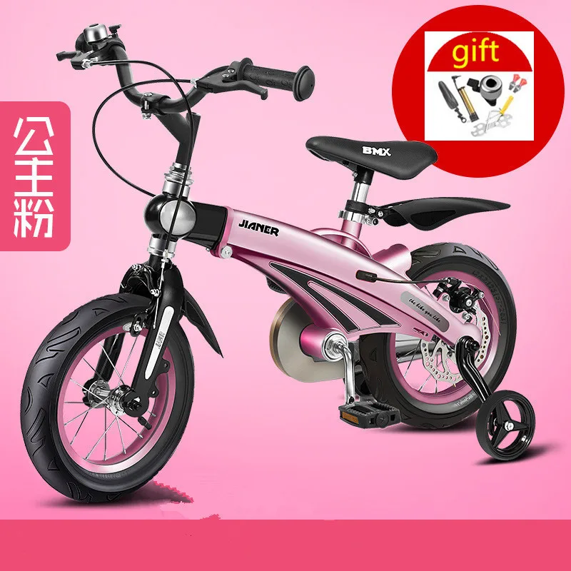 Аксессуар для велосипеда, спортивные шлемы, горный велосипед, 12 дюймов, дорожный велосипед, гибкая регулируемая рама, для детей 2-11 лет, детский велосипед, игрушка# bike003 - Цвет: bike006pink12