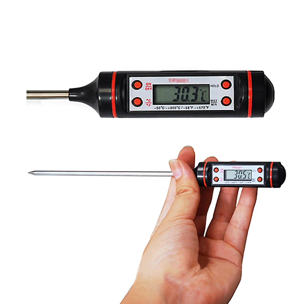 

LCD Display Electronic Meat Thermometer Cooking Thermometer Household Food Electronic Temperature Detector