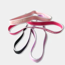 Комплект из 4 предметов, Влагоотводящая повязка на голову для занятий спортом, спортивная повязка, мягкая спортивная повязка для головы, удобная, без скольжения, высокая растяжка