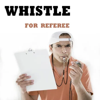 

Whistle With Lanyard Referee Coach Survival Outdoor Safety Basketball Volleyball Football Tennis