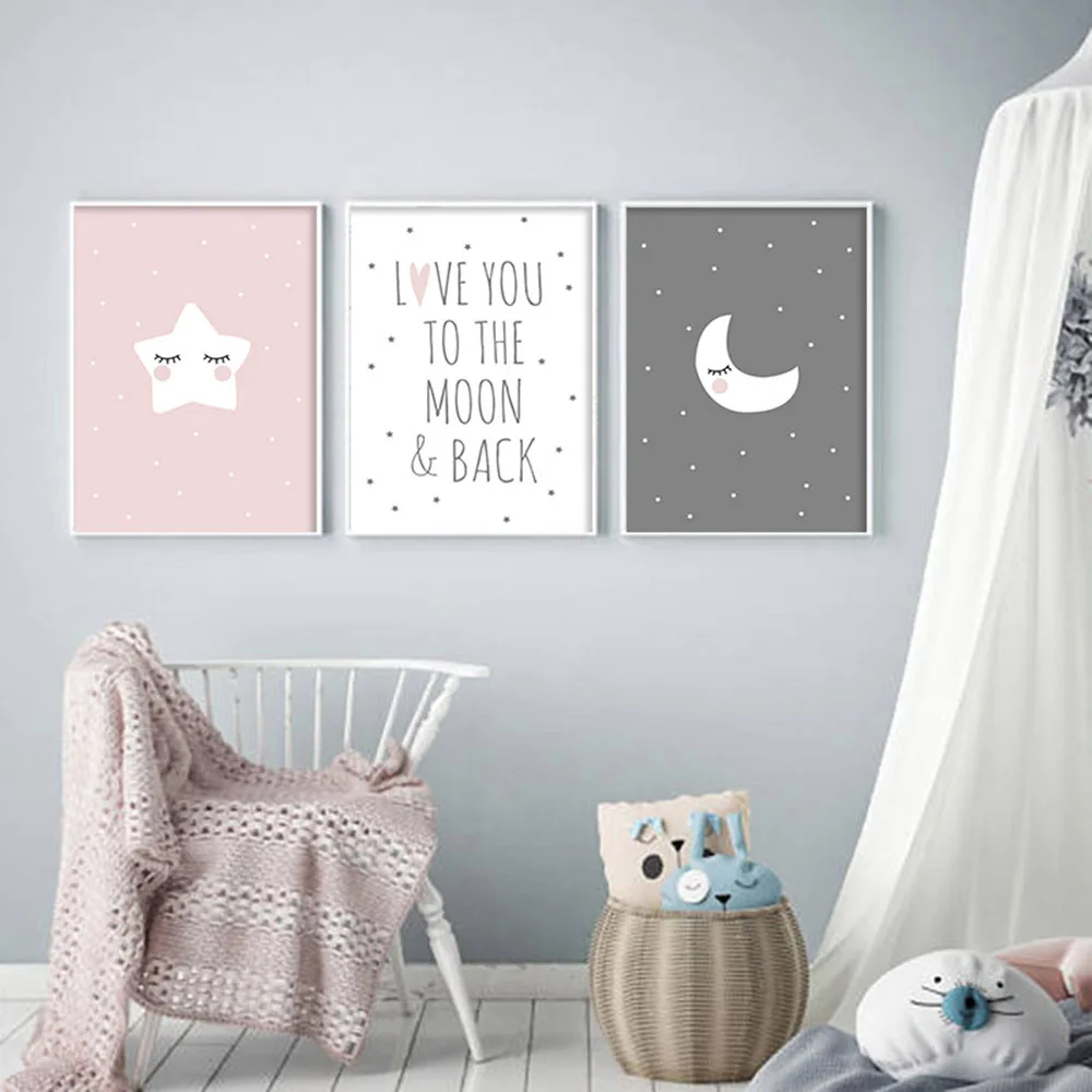 Baby-Nursery-Quote-Canvas-Poster-Moon-Star-Cartoon-Wall-Art-Print-Minimalist-Nordic-Kids-Decoration-Picture (1)