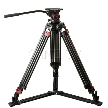 

CAME-TV Carbon Fiber Video Tripod With Fluid Bowl Head And Spreader Max Load 33 Lbs 609B 609B
