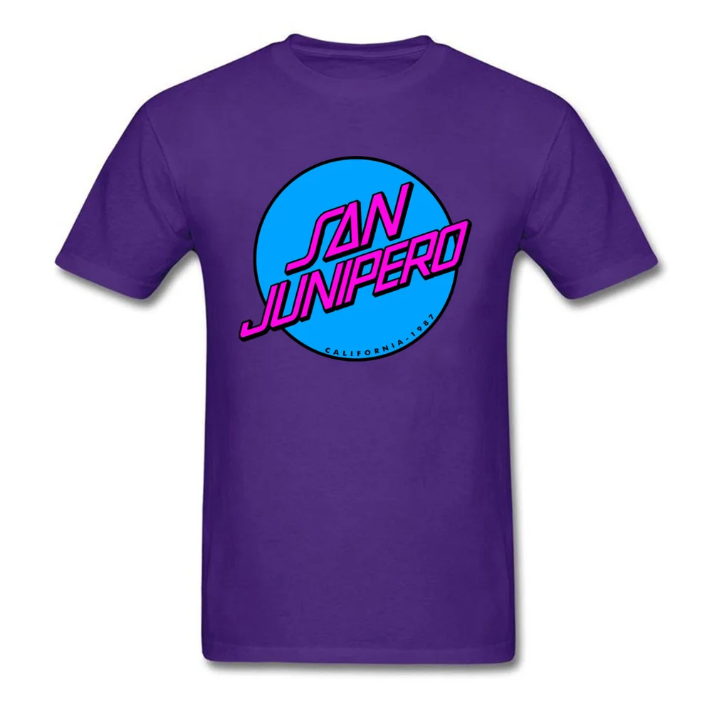 Tops Shirt beach town 1987 11442 ostern Day Special Printed Short Sleeve Pure Cotton Crew Neck Men T Shirts Printed Tee Shirts beach town 1987 11442 purple