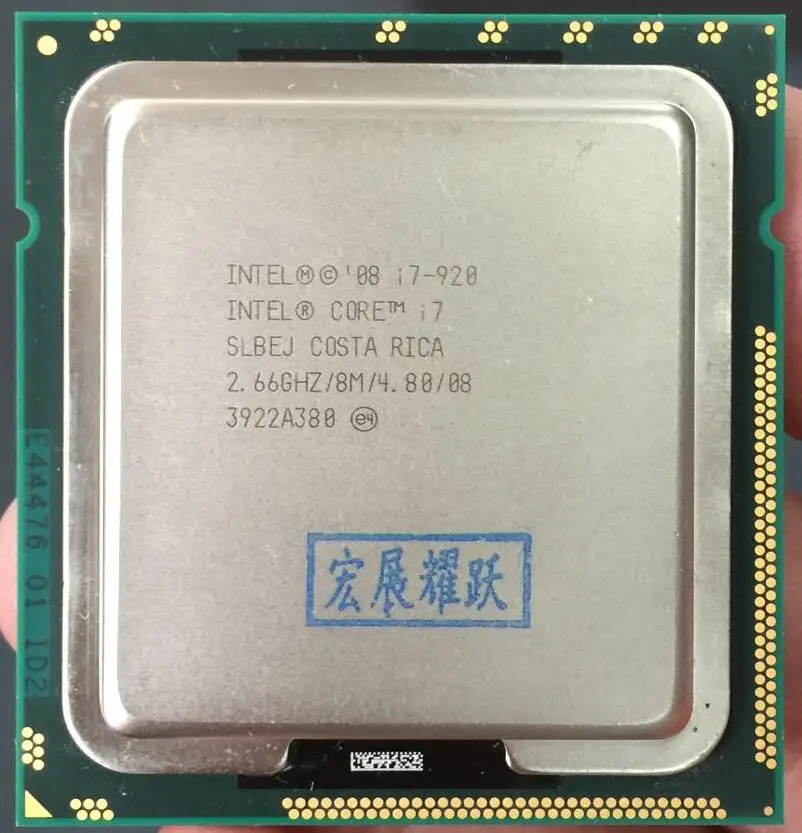ПК компьютер Intel Core i7 920 Стандартный процессор (8M кэш 2 66 ГГц 4 80 GT/s QPI) SLBEJ DO LGA1366