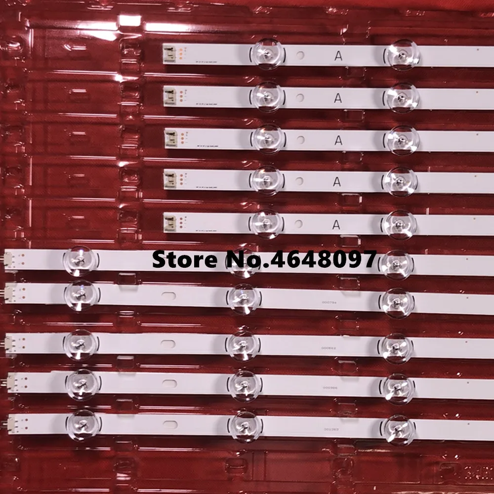 10 шт./партия СВЕТОДИОДНЫЙ подсветка полосы для LG 49LB5550 49LF5500 Innotek DRT 3,0 4" A/B 6916L-1944A 6916L-1945A