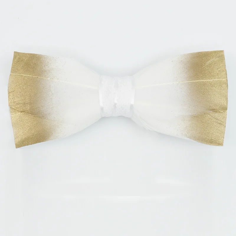Натуральный Свадебный галстук перо красочные высококачественные аксессуары для мужчин галстуки-бабочки Повседневная Праздничная