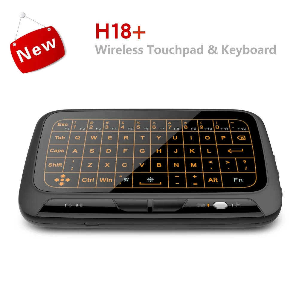 Беспроводная мини клавиатура H18 Plus 2 4 ГГц сенсорная панель с подсветкой воздушная