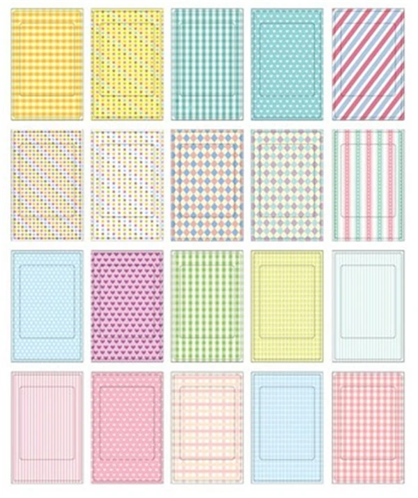 pastel color pattern