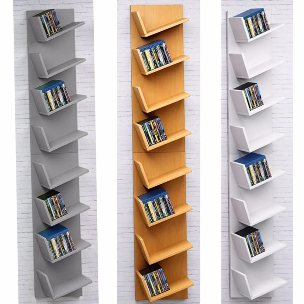 Homdox Home CD Rack Cabinets Bookcase Bookshelf Storage Shelf Shelves