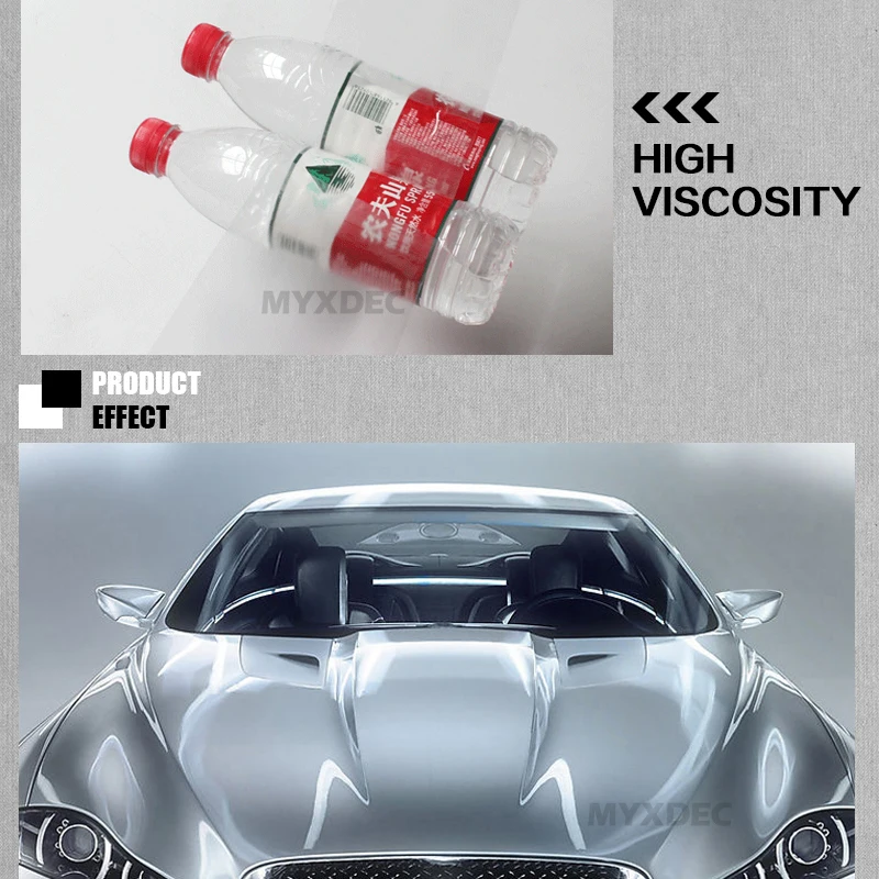 10/15/20/30cm x5M Rhino Skin Sticker Car Bumper Hood Paint Protection Film PVC Vinyl Clear Transparence Film Thickness
