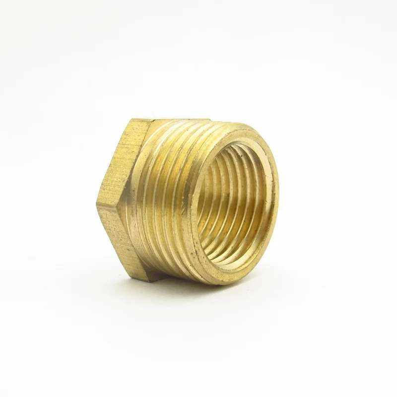 1/4 &quot3/8&quot 1/2 &quot3/4&quot NPT BSPT латунный редуктор с резьбой Папа мама втулка