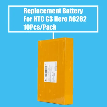 

New Arrival Top Selling 10Pcs/Pack 1350mah Replacement Battery For HTC Google G3 Hero A6262 High Quality