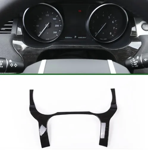 

Dark Ash Wood Interior Front Dashboard Edge Cover Frame Trim ABS Accessories For Land Rover Range Rover Evoque 2012-2017 LHD