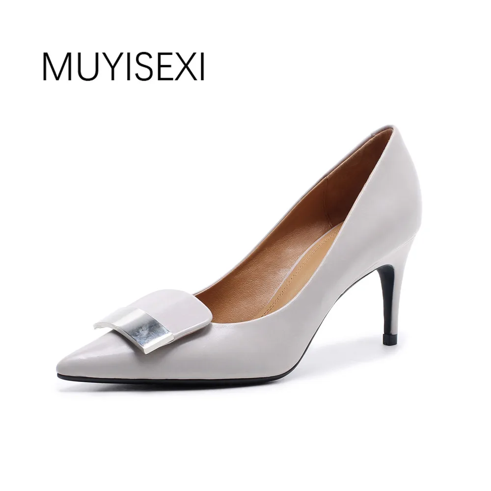 Women High Heel Pointed Toe Thin Heels Women Pumps Inside and outside