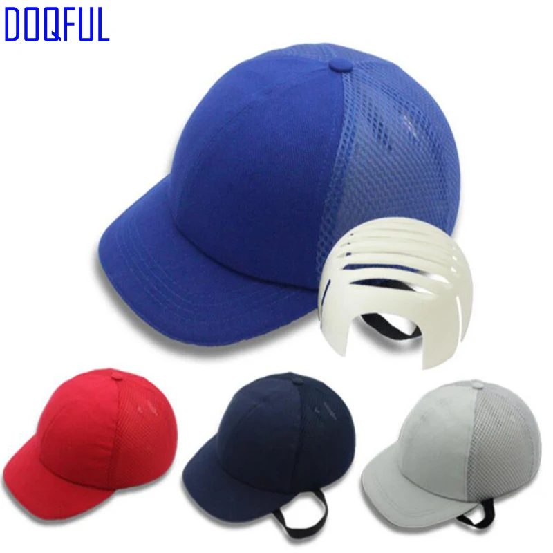 Breathable Work Safety Helmet Light Anti Collision Protective Baseball