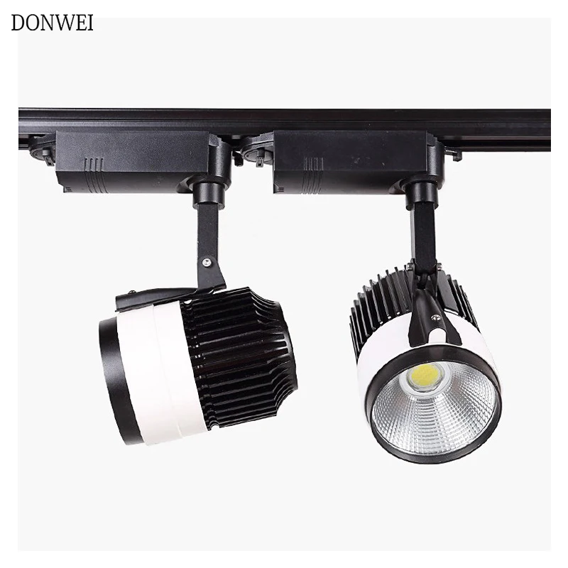 DONWEI освещение трека 20 Вт 30 COB LED Rail Spotlight для одежды обувь магазин Шоурум торговый