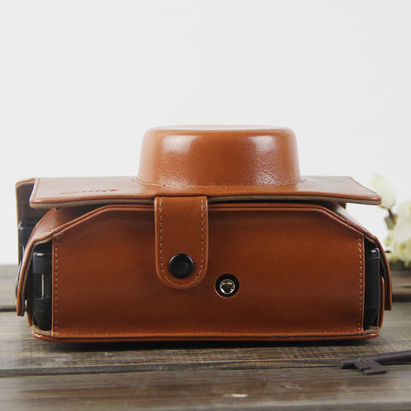 small camera bag PU Leather Camera Bag For Lomo INSTANT Wide Retro Brown Camera Case Cover For Lomo INSTANT Wide with Shoulder Strap black camera bag