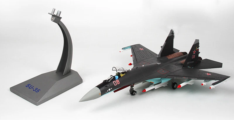 5 кг 44 см детские игрушки 1:48 1/48 Su35 самолет истребитель Su-35 России самолет сплав двигатель видимость игрушка ВВС Модель Коллекция