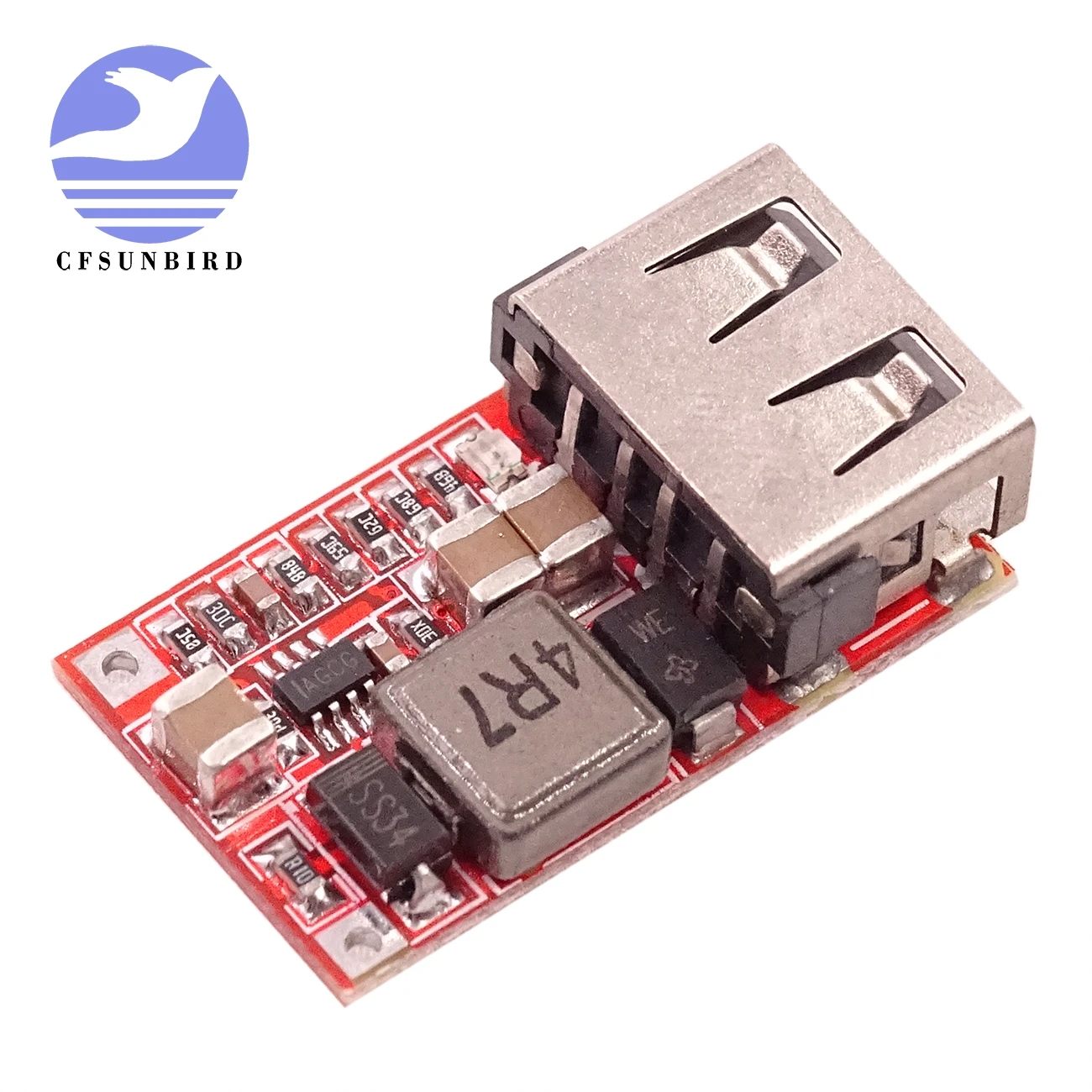10 шт. 6-24V12V/24vto5V USB выходное зарядное устройство понижающий модуль питания мини DC-DC