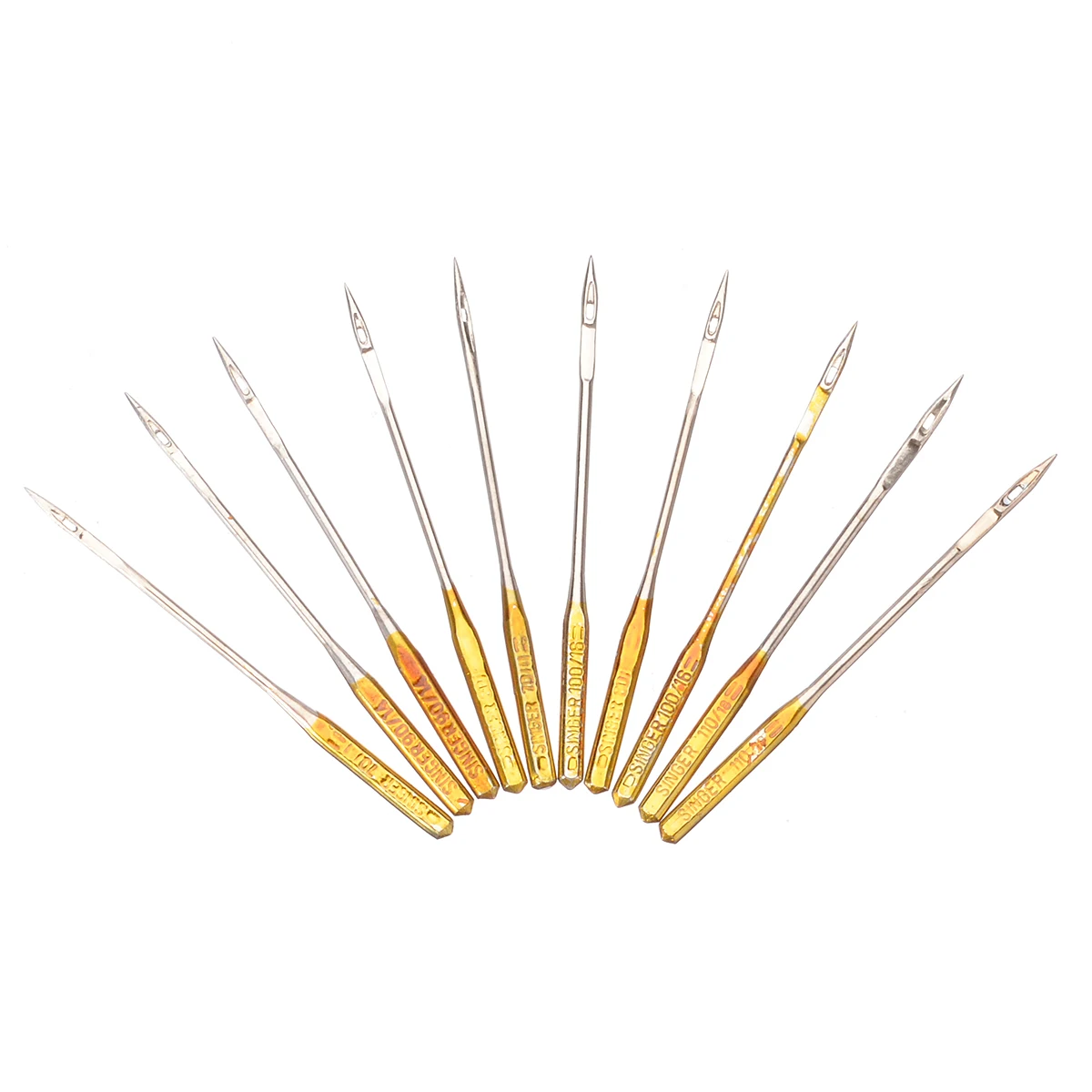 100pcs 39mm Length Household Needles Sizes 9/11/14/16/18 Domestic Sewing Machine Needles HAX1 705H For Singer