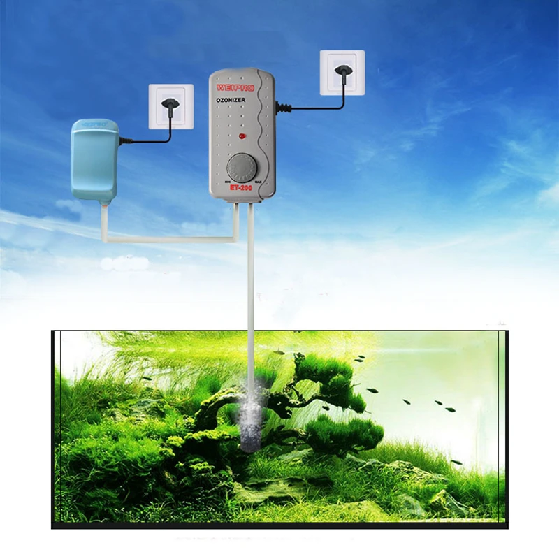 

ozonizer ozone generator 25/50/100/200 mg/h for fresh aquarium marine aquarium (not with air pump)
