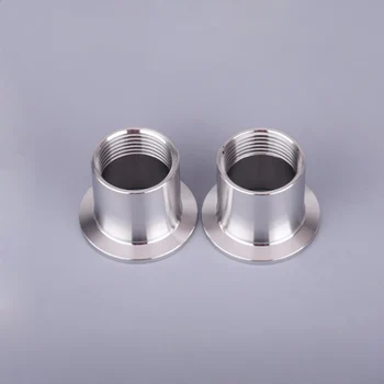 

1pc 2" DN50 Female Thread x 77.5mm Ferrule O/D 304 Stainless Steel Sanitary Pipe Fitting Connector For Homebrew