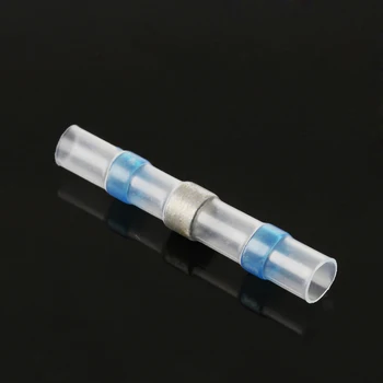 

Splice Connectors Cover Heat Shrink 4 Sizes Blue Solder Seal Terminal Butt Wire Copper Tube