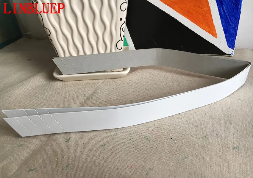 200Pcs White Paper collar band Collar 