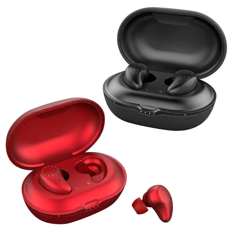 Модная куртка с надписью «Mini Bluetooth V5.0 Беспроводная гарнитура наушники Шум снижение 3D стерео 2,47 ГГц Class2 спортивные музыкальные наушники-вкладыши Earbuos