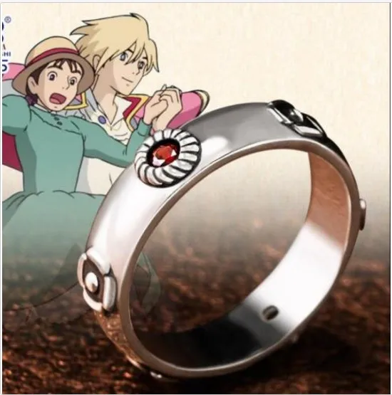 

Howl's Moving Castle Ring 925 Silver Sophie Lover Cos Christmas Gift USA size7.5