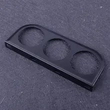 Beler чёрный для автомобильного стайлинга 2 ''52 мм Универсальный тройной 3 Pod Dash Vent Gauge держатель радио лицо Pod