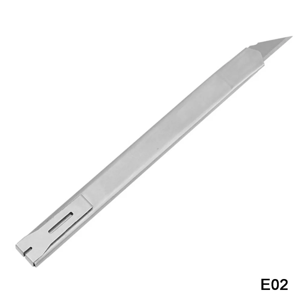 CNGZSY 2 шт. мини художественные ножи 20 шт. лезвия из нержавеющей стали DIY нож виниловая пленка резак инструменты для обертывания автомобиля 2E02+ 2E03